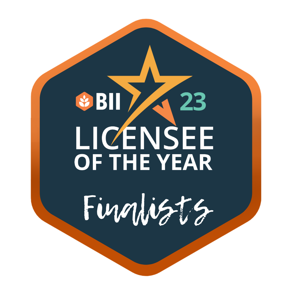 BII Licensee of the year 2023 finalist badge